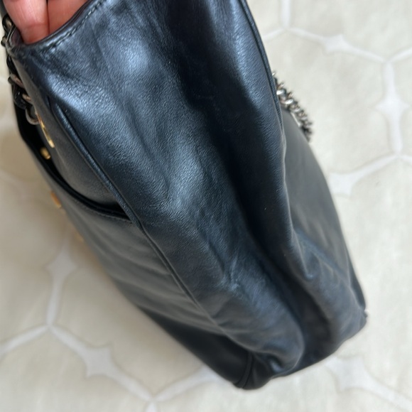 Vintage Paloma Picasso Chain Shoulder Bag Purse Black - Picture 5 of 16